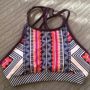 Prana high neck sports bra